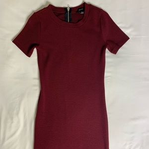 Body-con high neck dress